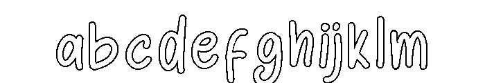 SundayChalksOutline-Regular FONT