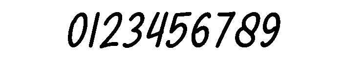 SundayChalksSlant-Regular Font OTHER CHARS