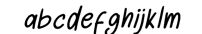 SundayChalksSlant-Regular FONT
