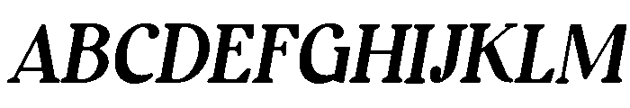 SundayMonare-Italic Font UPPERCASE