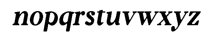 SundayMonare-Italic Font LOWERCASE