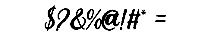 Sundaykalla Font OTHER CHARS