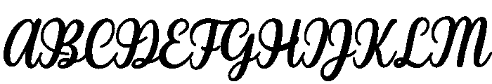 Sundaykalla Font UPPERCASE
