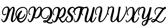 Sundaykalla Font UPPERCASE