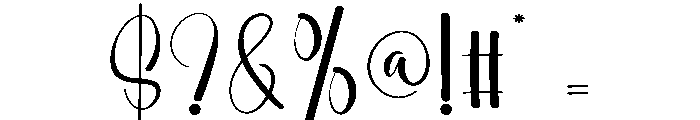 Sundaywork Font OTHER CHARS