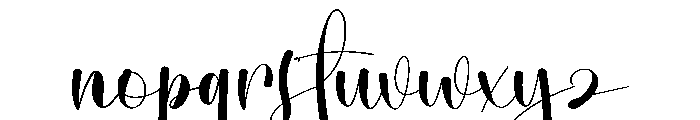 Sundaywork Font LOWERCASE