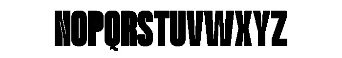 Sundown Regular Font UPPERCASE