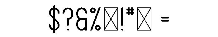 Sunflower Display Font OTHER CHARS