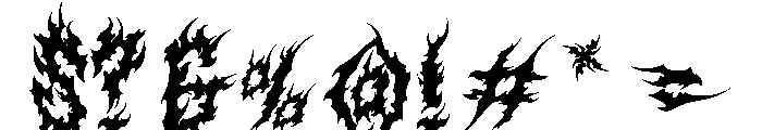 Sunfyre Font OTHER CHARS