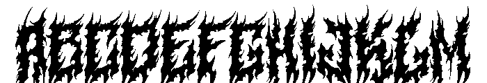 Sunfyre Font UPPERCASE