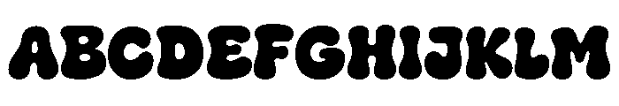 Sunie Robti Regular Font UPPERCASE