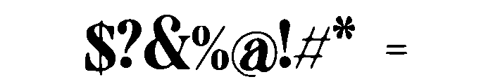 Sunken_Treasure Font OTHER CHARS