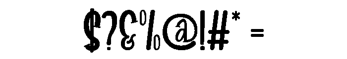 Sunkiss Sunday Font OTHER CHARS