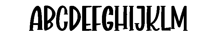 Sunkiss Sunday Font UPPERCASE