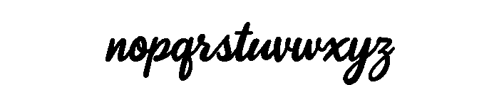 Sunkissed Sunday Regular Font LOWERCASE