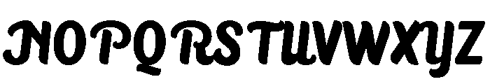 Sunkist Regular Font UPPERCASE