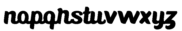 Sunkist Regular Font LOWERCASE