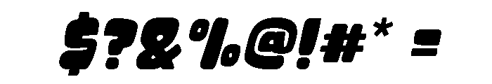 Sunkist Sunday Italic Font OTHER CHARS