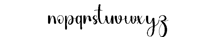 Sunlight Simpleday Font LOWERCASE