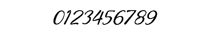 Sunlight Slant Regular Font OTHER CHARS