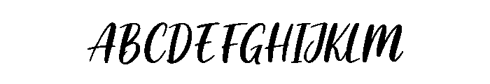 Sunlight Slant Regular Font UPPERCASE