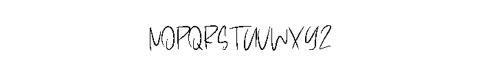Sunlights Ardhey Font UPPERCASE