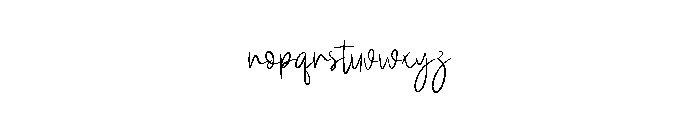 Sunlights Ardhey Font LOWERCASE