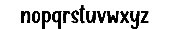 Sunlita Font LOWERCASE