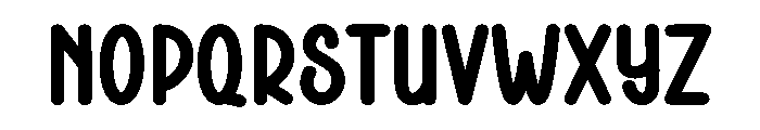 Sunmory1 Font UPPERCASE