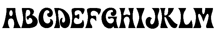Sunner Heat Font UPPERCASE