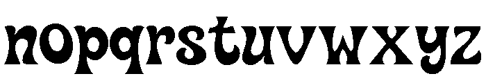 Sunner Heat Font LOWERCASE