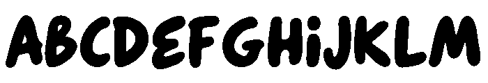 Sunnie Regular Font UPPERCASE