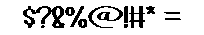 Sunny Bloom Regular Font OTHER CHARS