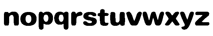 Sunny Chalk Font LOWERCASE