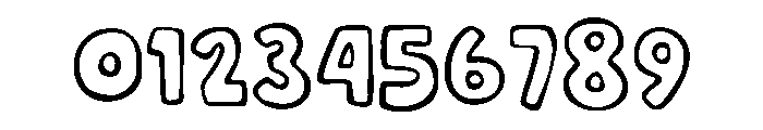 Sunny Gang Outline Regular Font OTHER CHARS