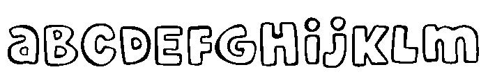 Sunny Gang Outline Regular FONT
