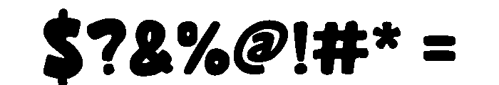 Sunny Gang Regular Regular Font OTHER CHARS