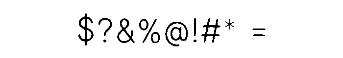 Sunny Handwriting Font OTHER CHARS