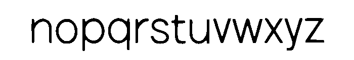 Sunny Handwriting Font LOWERCASE