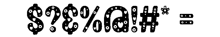 Sunny Heart Font OTHER CHARS