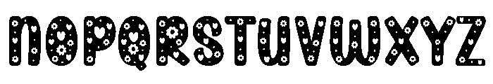 Sunny Heart Font UPPERCASE