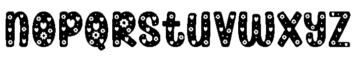 Sunny Heart Font LOWERCASE