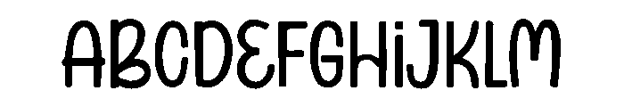 Sunny Hopes Font UPPERCASE