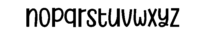 Sunny Hopes Font LOWERCASE
