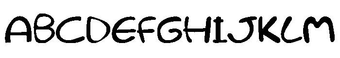 Sunny Hug Font UPPERCASE