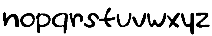 Sunny Hug Font LOWERCASE