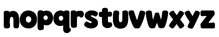 Sunny Muff Font LOWERCASE
