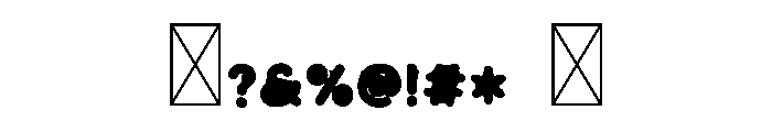 Sunny Quilt Font OTHER CHARS