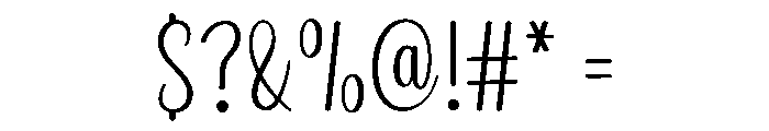 Sunny Saturday Font OTHER CHARS