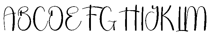 Sunny Saturday Font UPPERCASE